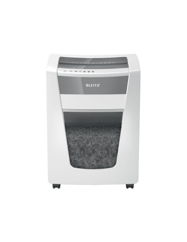 Destructora de documentos leitz iq office pro p4 blanco plata
