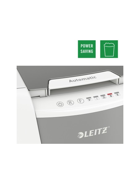 Destructora de documentos leitz iq auto para pequena oficina 100 p5 blanca Destructora de documentos leitz iq auto para pequena oficina 100 p5 blanca