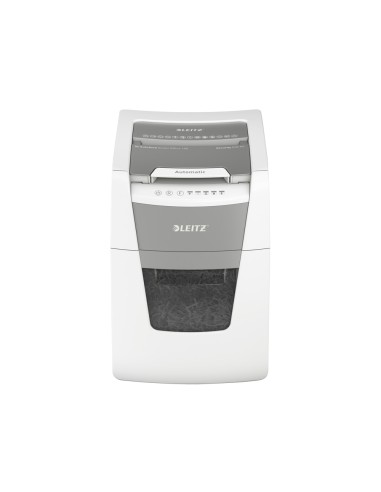 Destructora de documentos leitz iq auto para pequena oficina 100 p5 blanca