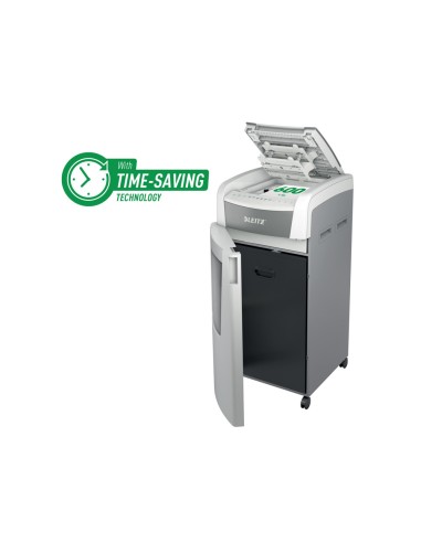 Destructora de documentos leitz iq auto office pro 600 p5 blanca