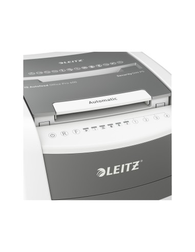 Destructora de documentos leitz iq auto office pro 600 p5 blanca