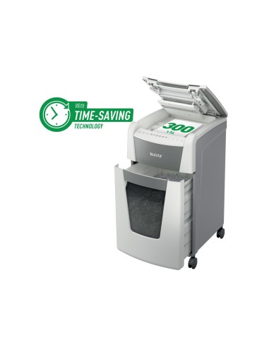 Destructora de documentos leitz iq auto office 300 p5 blanca