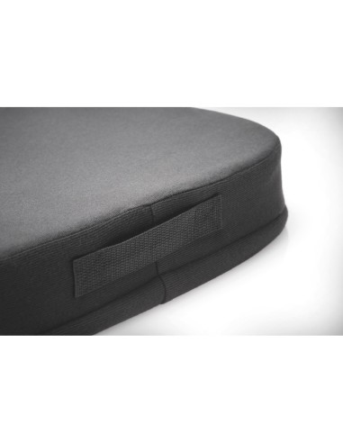 Cojin kensington ergonomico con espuma de viscoelastica color negro 355x74x21 mm