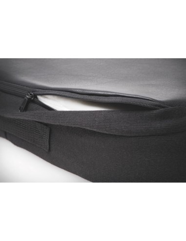 Cojin kensington ergonomico con espuma de viscoelastica color negro 355x74x21 mm