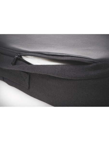 Cojin kensington ergonomico con espuma de viscoelastica color negro 355x74x21 mm