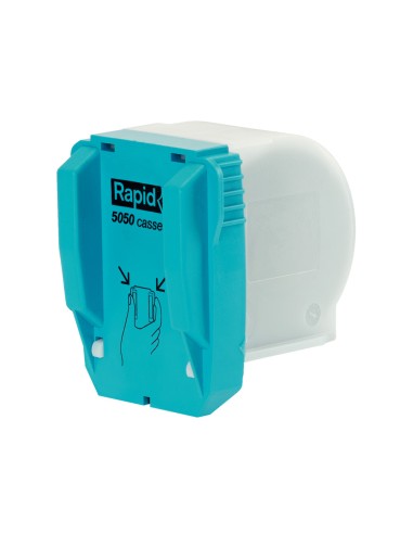 Grapas rapid para grapadora 5050e cartucho de 3x5000 unidades
