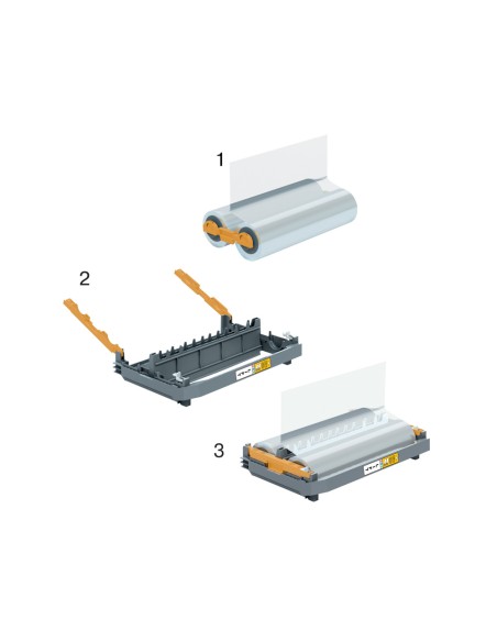 Repuesto para plastificadora gbc cartucho recargable foton 125 mc brillo 344 m Repuesto para plastificadora gbc cartucho recargable foton 125 mc brillo 344 m