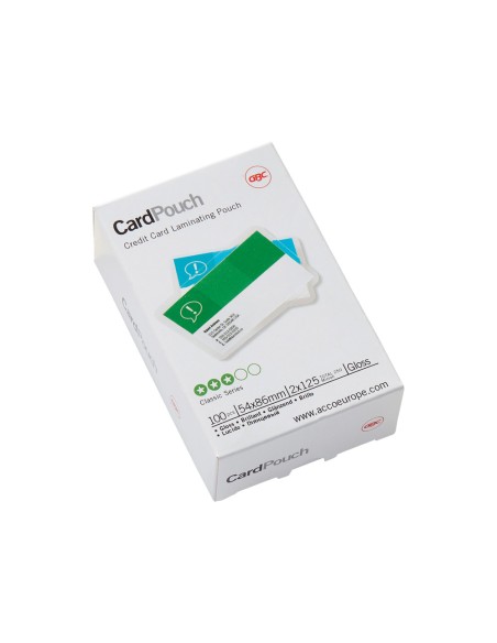 Bolsa de plastificar gbc tarjeta de credito 2x125 micras caja de 100 unidades Bolsa de plastificar gbc tarjeta de credito 2x125 micras caja de 100 unidades