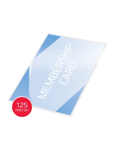 Bolsa de plastificar gbc tarjeta de credito 2x125 micras caja de 100 unidades