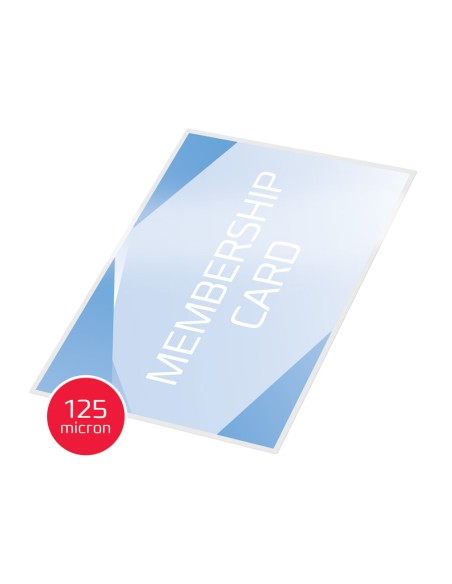 Bolsa de plastificar gbc tarjeta de credito 2x125 micras caja de 100 unidades Bolsa de plastificar gbc tarjeta de credito 2x125 micras caja de 100 unidades