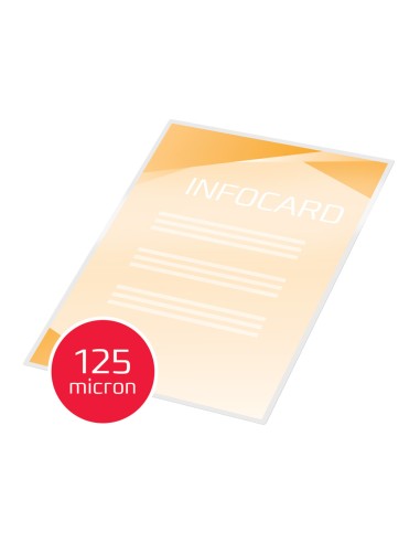 Bolsa de plastificar gbc din a6 2x125 micras caja de 100 unidades