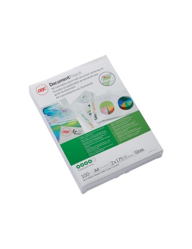 Bolsa de plastificar gbc din a4 2x175 micras caja de 100 unidades