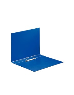 Carpeta esselte 2 anillas 25 mm folio plastico forrado con tarjetero color negro