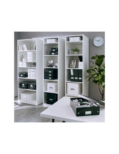 Caja almacenamiento leitz click store mediana color negro 280x100x370 mm