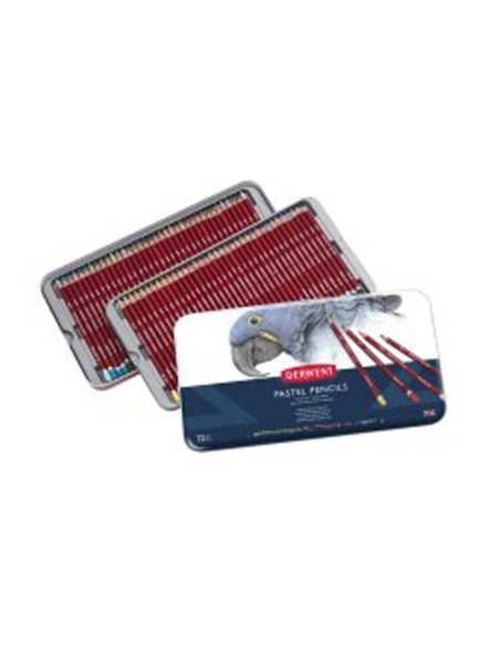 Lapices de colores derwent pastel caja metalica 72 unidades colores surtidos