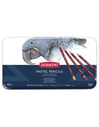 Lapices de colores derwent pastel caja metalica 72 unidades colores surtidos