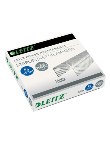 Grapas leitz 23 15 xl galvanizada caja de 1000 unidades
