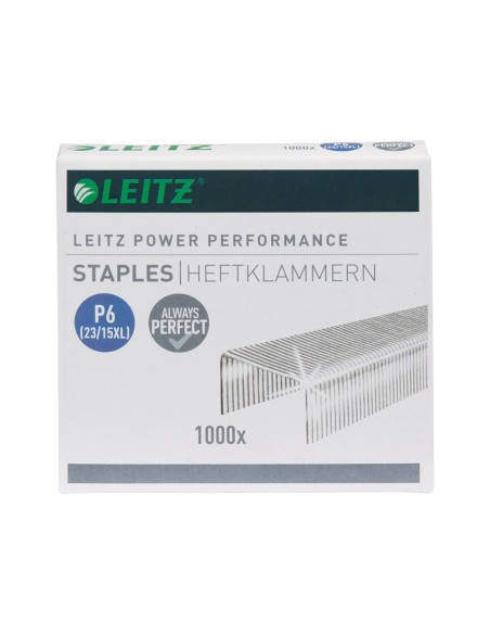 Grapas leitz 23 15 xl galvanizada caja de 1000 unidades