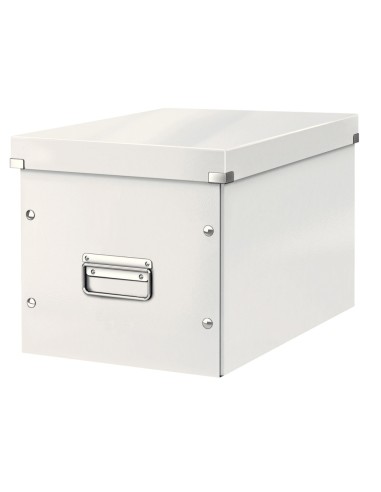 Caja almacenamiento leitz click store cubica grande color blanco 320x360x310 mm
