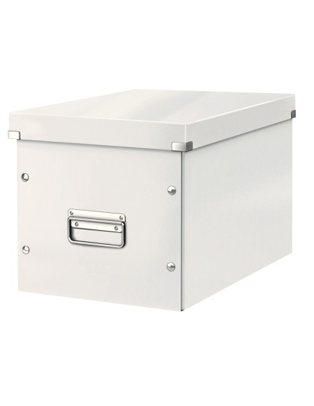 Caja almacenamiento leitz click store cubica grande color blanco 320x360x310 mm