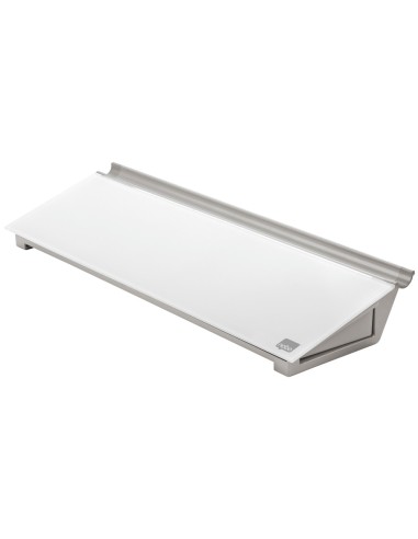 Bloc de notas sobremesa de cristal nobo diamond blanco 60x460x150 mm