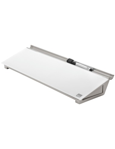 Bloc de notas sobremesa de cristal nobo diamond blanco 60x460x150 mm