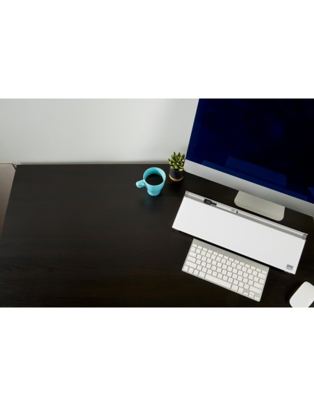 Bloc de notas sobremesa de cristal nobo diamond blanco 60x460x150 mm