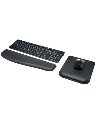 Alfombrilla para raton kensington con reposamunecas ergosoft color negro