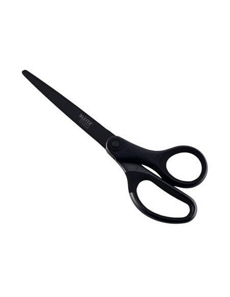 Tijeras leitz premium titanium antiadherente 180 mm color negro