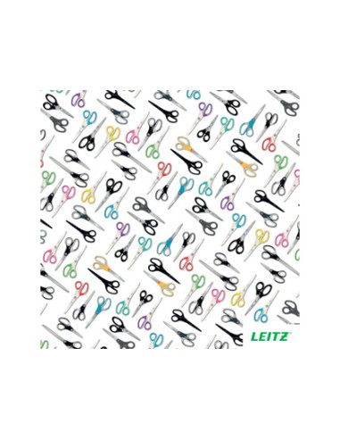 Tijeras leitz premium titanium antiadherente 180 mm color negro