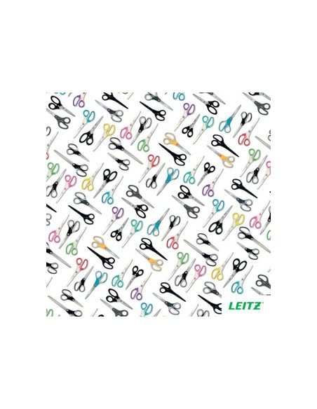 Tijeras leitz premium titanium antiadherente 180 mm color negro