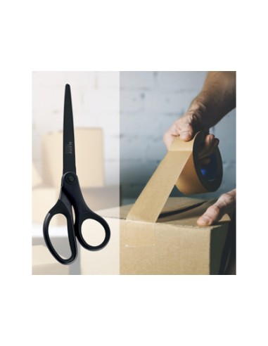 Tijeras leitz premium titanium antiadherente 180 mm color negro