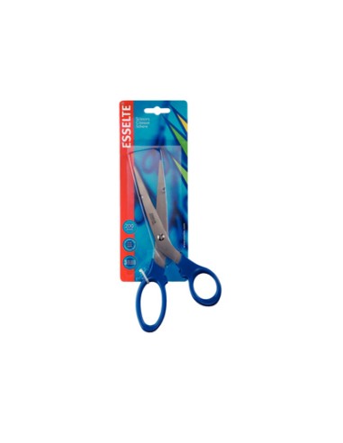 Tijeras esselte gama premiun 200 mm acero inoxidable mango ergonomico color azul
