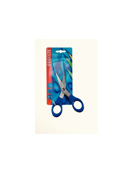 Tijeras esselte gama premiun 200 mm acero inoxidable mango ergonomico color azul