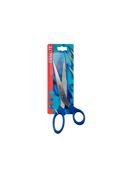 Tijeras esselte gama premiun 200 mm acero inoxidable mango ergonomico color azul