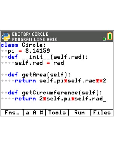 Calculadora texas instruments ti 84 plus ce t python grafica 10 lineas 3mb rom 154kb ram