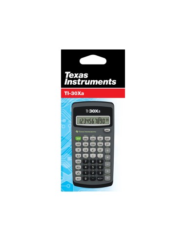 Calculadora texas instruments ti 30xa cientifica 1 linea 10 digitos