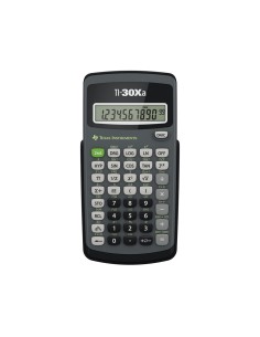 Calculadora texas instruments ti 30xa cientifica 1 linea 10 digitos