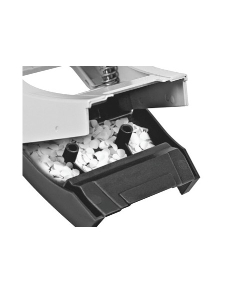 Taladrador petrus 62 wow negro metalizado capacidad 30 hojas