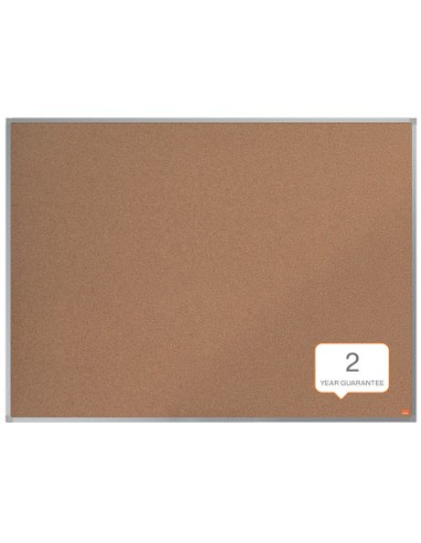 Tablero de anuncios nobo essence corcho marco aluminio 1200x900 mm
