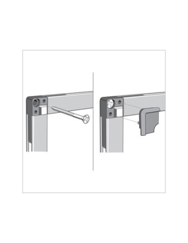 Tablero de anuncios nobo essence corcho marco aluminio 2000x1000 mm