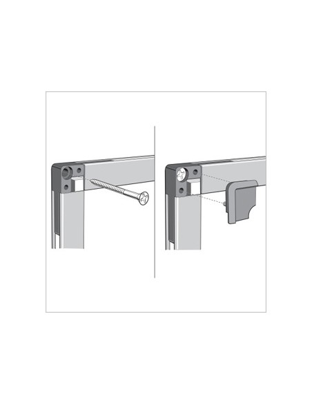 Tablero de anuncios nobo essence corcho marco aluminio 2000x1000 mm Tablero de anuncios nobo essence corcho marco aluminio 2000x1000 mm