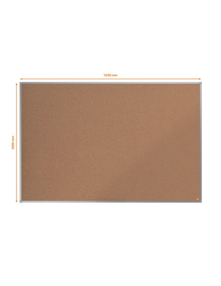 Tablero de anuncios nobo essence corcho marco aluminio 1500x1000 mm Tablero de anuncios nobo essence corcho marco aluminio 1500x1000 mm