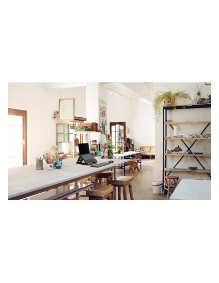 Soporte kensington smartfit easy riser con ventilacion para portatil hasta 17 color negro 280x35x21 mm