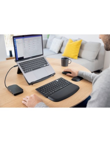 Soporte kensington smartfit easy riser con ventilacion para portatil hasta 17 color negro 280x35x21 mm