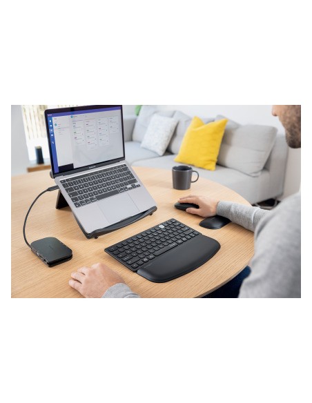 Soporte kensington smartfit easy riser con ventilacion para portatil hasta 17 color negro 280x35x21 mm