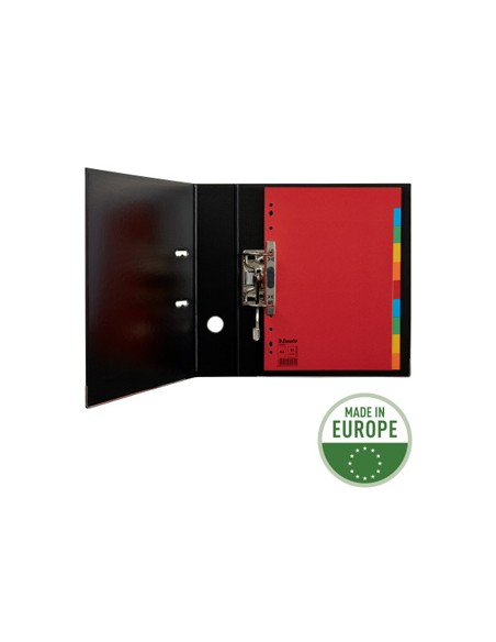 Separador esselte cartulina juego de 10 separadores folio multitaladro