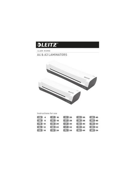 Plastificadora leitz ilam home din a3 hasta 125 mc Plastificadora leitz ilam home din a3 hasta 125 mc