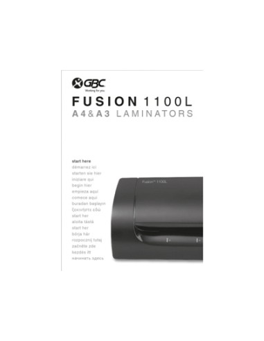 Plastificadora gbc fusion 1100l din a4 hasta 125 mc