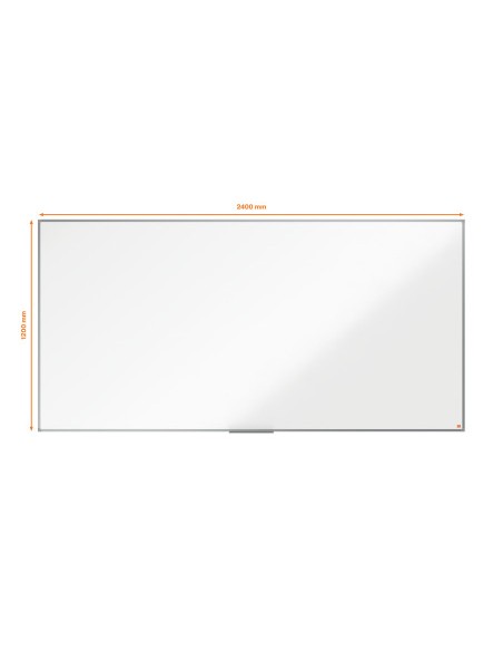 Pizarra blanca nobo essence melamina 2400x1200 mm